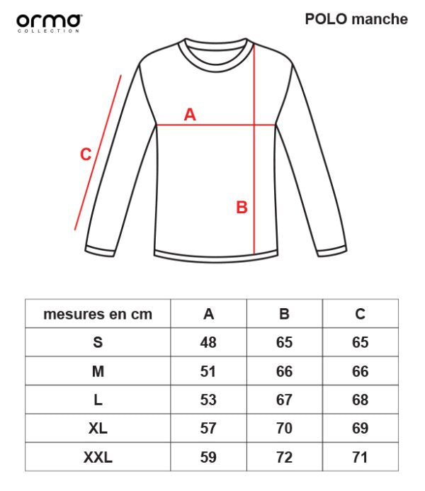 Polo  minimal manche longue